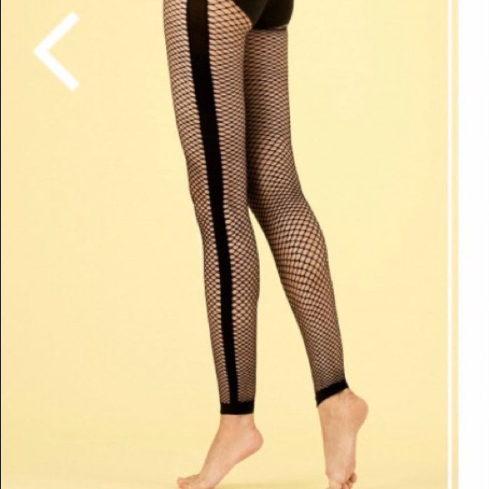 Fishnet leggings black